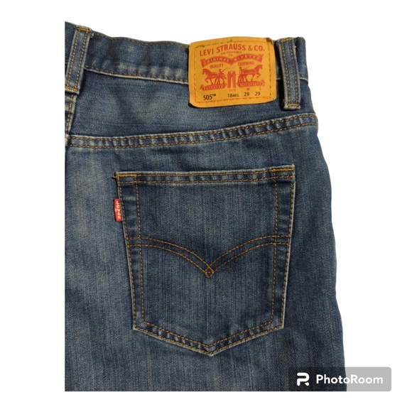 Levi's Blue Jean Shorts for Women - Picture 4 of 8